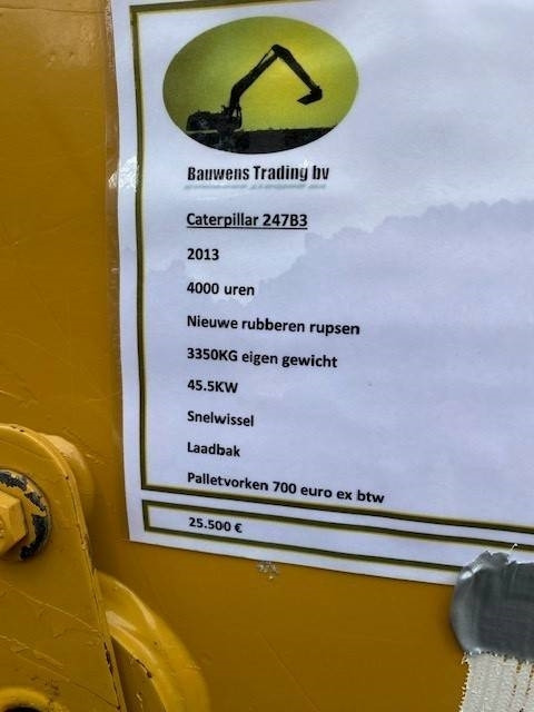 Skid steer loader CAT 247 B 3: picture 16