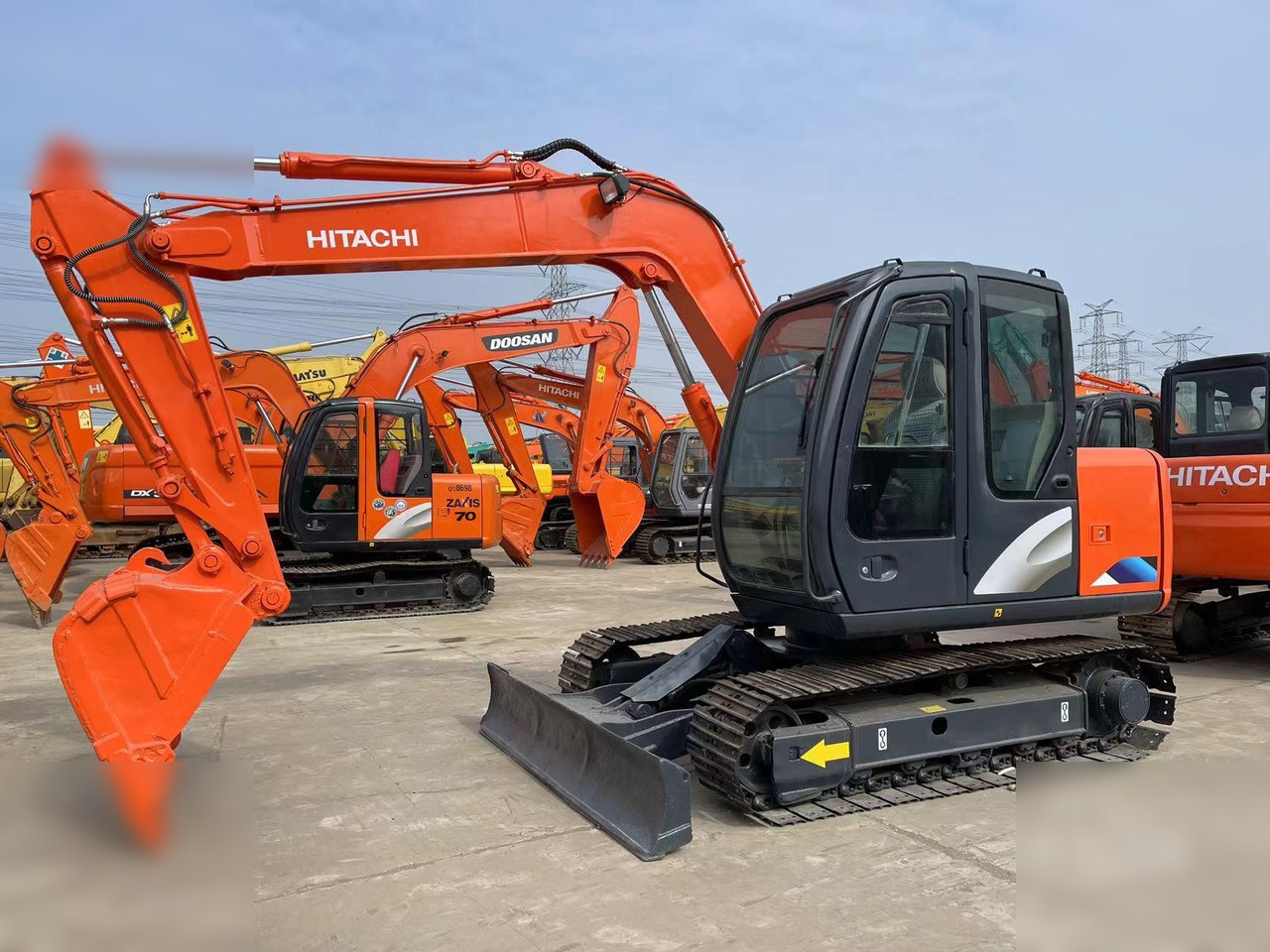 HITACHI ZX70 - Crawler excavator: picture 1 HITACHI ZX70 - Crawler excavator: picture 1