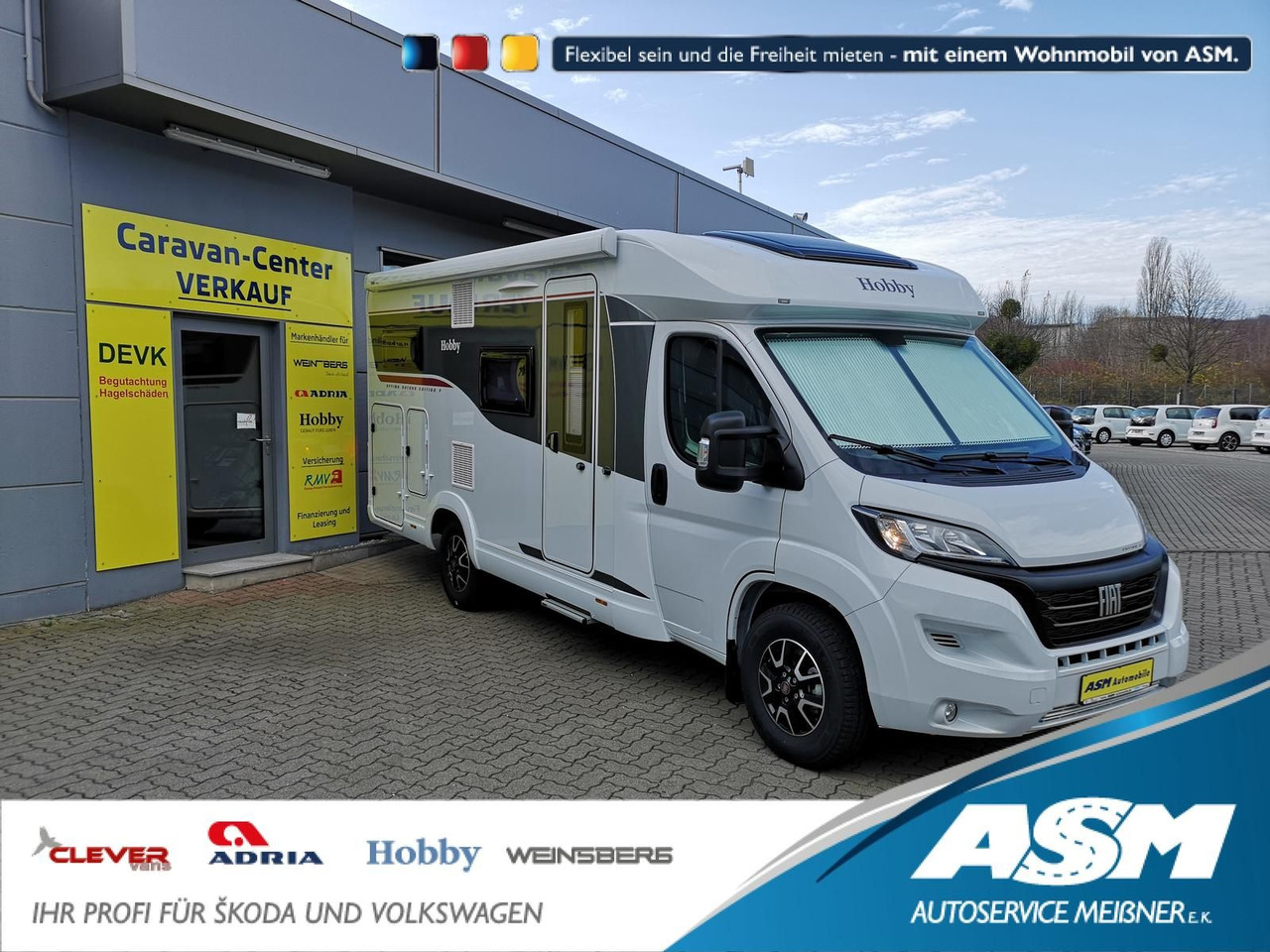 Hobby Optima V65 GE Edition F*AHK*MARKISE*NAVI*SOFORT* - Semi-integrated motorhome: picture 1 Hobby Optima V65 GE Edition F*AHK*MARKISE*NAVI*SOFORT* - Semi-integrated motorhome: picture 1