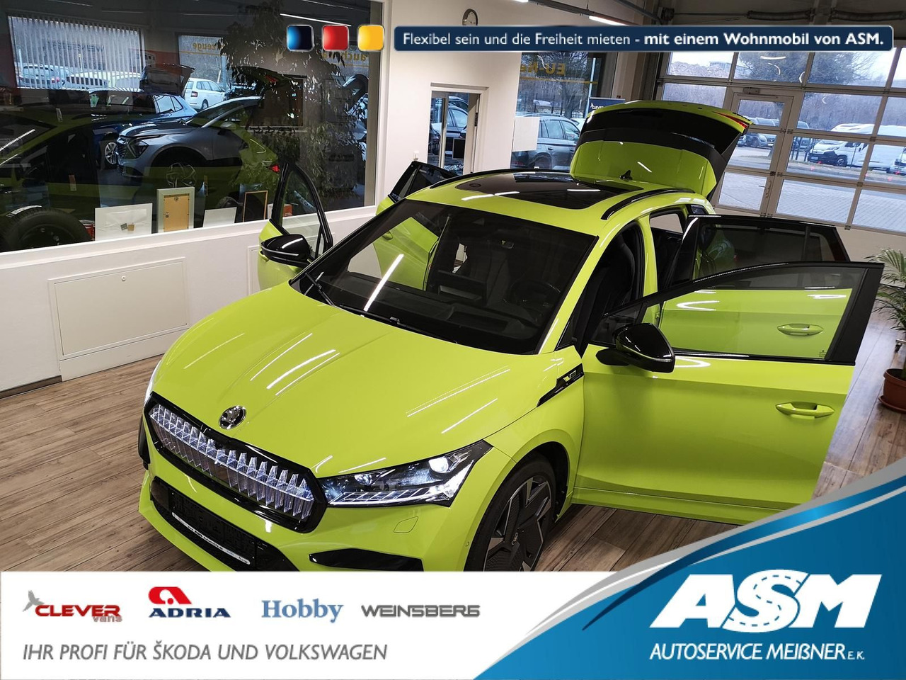 Skoda Enyaq iV RS 220 kW*PSD*AHK*virt.Pedal*360°Kamera - SUV: picture 1 Skoda Enyaq iV RS 220 kW*PSD*AHK*virt.Pedal*360°Kamera - SUV: picture 1