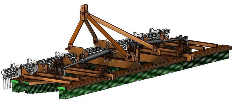 - - - Epoke Turf brush med rivefjedre - Broom for Agricultural machinery: picture 2 - - - Epoke Turf brush med rivefjedre - Broom for Agricultural machinery: picture 2
