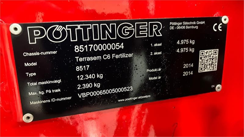 Seed drill Pöttinger Terrasem C6 Fertilizer: picture 17
