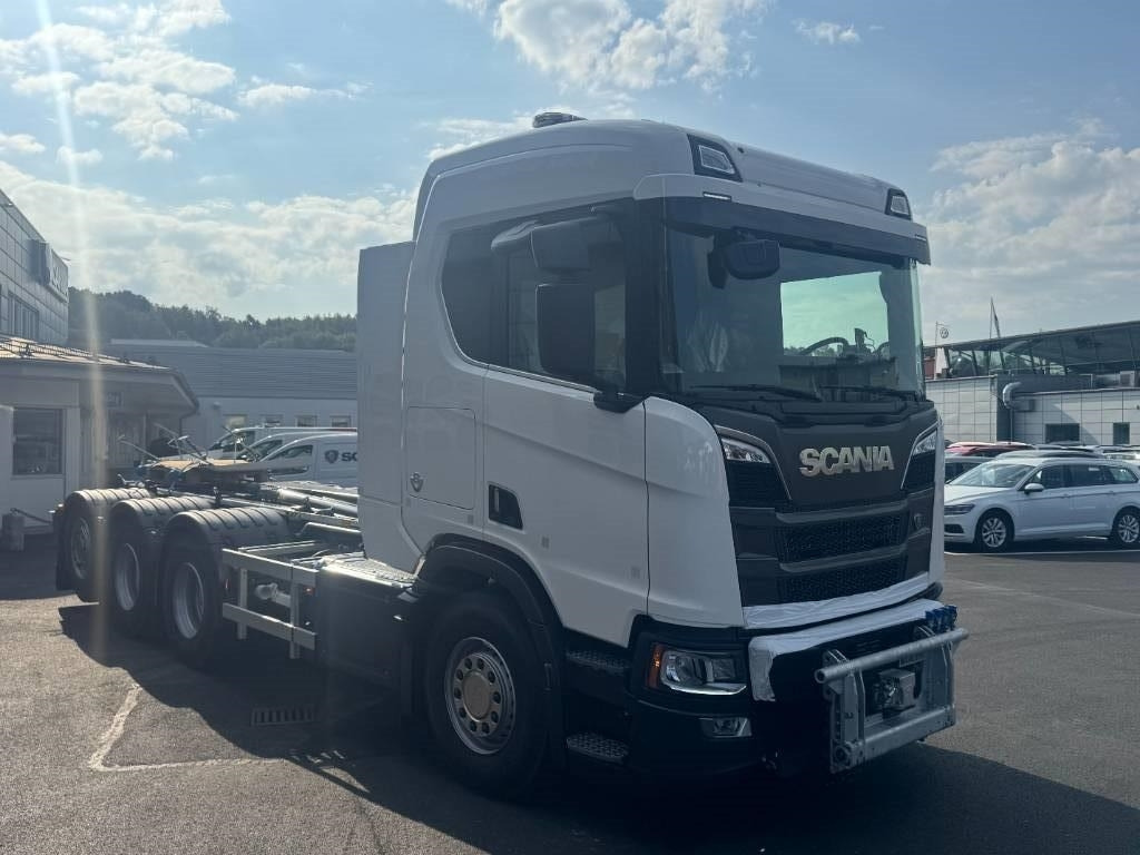 Scania R 580 8x4*4 Joab med frontplog & sidoplogsfäste - Hook lift truck: picture 3 Scania R 580 8x4*4 Joab med frontplog & sidoplogsfäste - Hook lift truck: picture 3