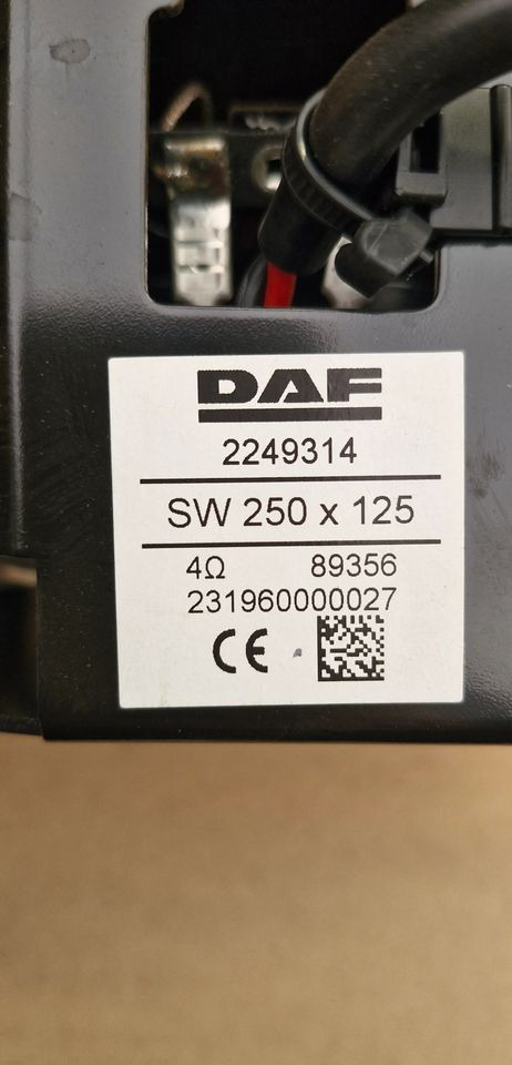 DAF XG XF GŁOŚNIK SUBWOFFER 2249314 - Cab and interior for Truck: picture 3 DAF XG XF GŁOŚNIK SUBWOFFER 2249314 - Cab and interior for Truck: picture 3