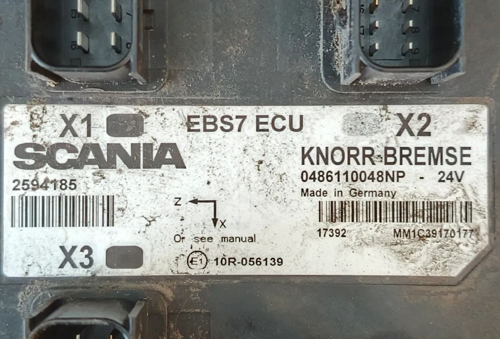 SCANIA R S STEROWNIK KOMPUTER MODUŁ EBS7 2594185 - ECU for Truck: picture 2 SCANIA R S STEROWNIK KOMPUTER MODUŁ EBS7 2594185 - ECU for Truck: picture 2