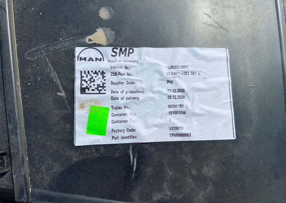 Tapicerka Drzwi lewych MAN TGL TGM euro 6 nowy model - Door and parts for Truck: picture 3 Tapicerka Drzwi lewych MAN TGL TGM euro 6 nowy model - Door and parts for Truck: picture 3