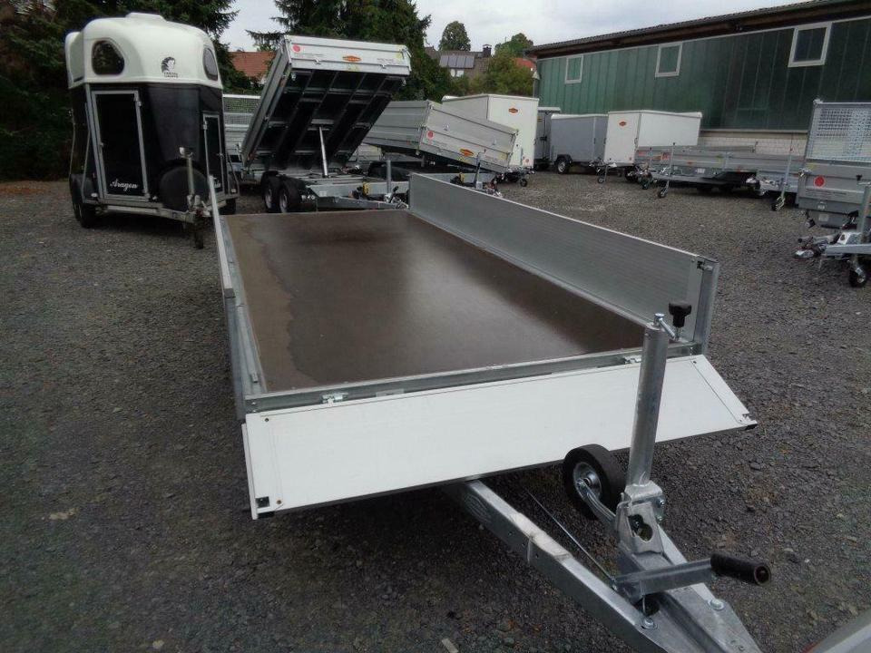 Böckmann PKW-Anhänger 2700 kg 13 Zoll-Räder Hochlader, sofort - Dropside/ Flatbed trailer: picture 4 Böckmann PKW-Anhänger 2700 kg 13 Zoll-Räder Hochlader, sofort - Dropside/ Flatbed trailer: picture 4