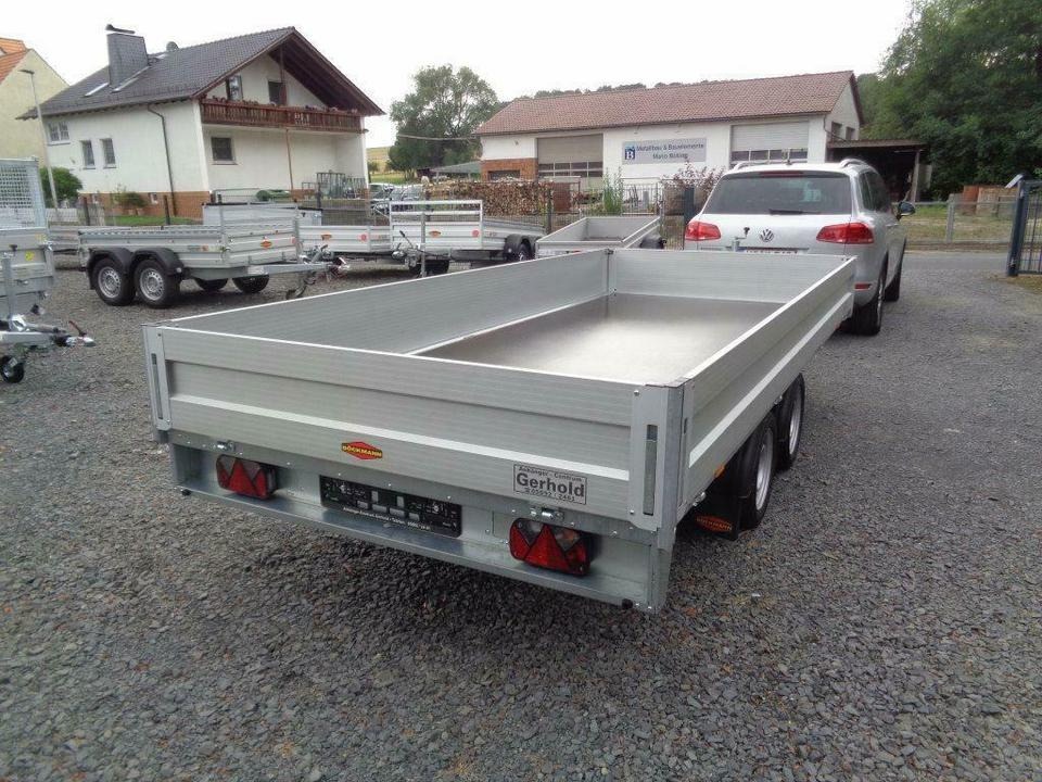 Böckmann PKW-Anhänger 2700 kg 13 Zoll-Räder Hochlader, sofort - Dropside/ Flatbed trailer: picture 3 Böckmann PKW-Anhänger 2700 kg 13 Zoll-Räder Hochlader, sofort - Dropside/ Flatbed trailer: picture 3