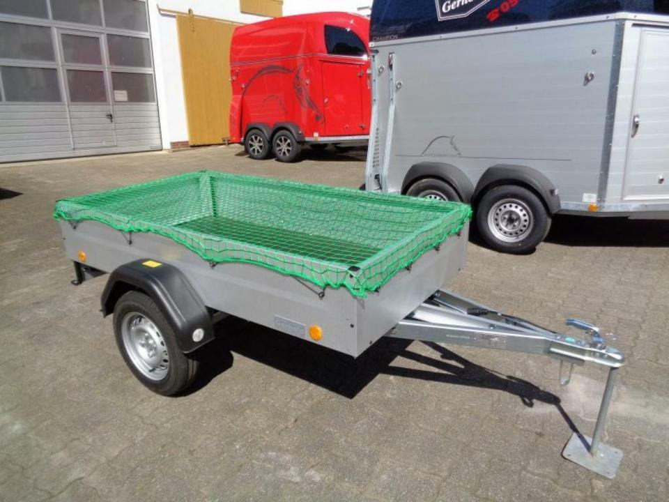 Böckmann- TPV PKW Anhänger,750 kg, neu mit Containernetz - Car trailer: picture 1 Böckmann- TPV PKW Anhänger,750 kg, neu mit Containernetz - Car trailer: picture 1