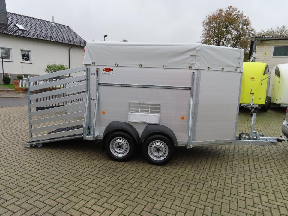 Böckmann Viehanhänger, 2,4 to. Tür/Rampekombi, Humbaur, Fendt - Livestock trailer: picture 2 Böckmann Viehanhänger, 2,4 to. Tür/Rampekombi, Humbaur, Fendt - Livestock trailer: picture 2