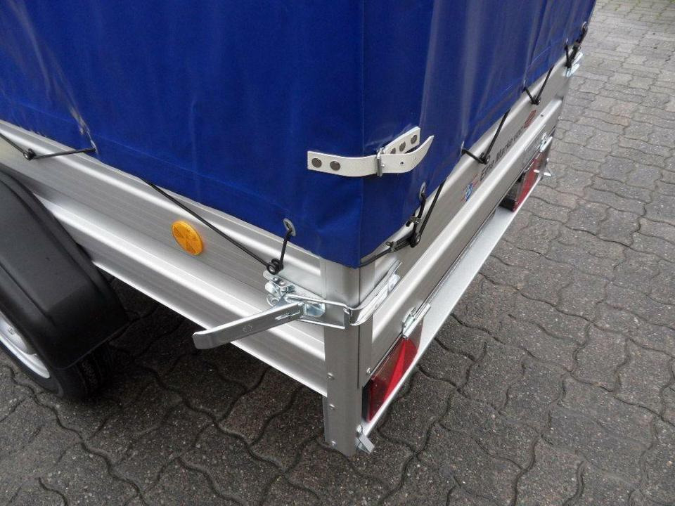 Pkw Anhänger, 750 kg, Alu Plane und Spriegel, 100 km/h - Car trailer: picture 4 Pkw Anhänger, 750 kg, Alu Plane und Spriegel, 100 km/h - Car trailer: picture 4