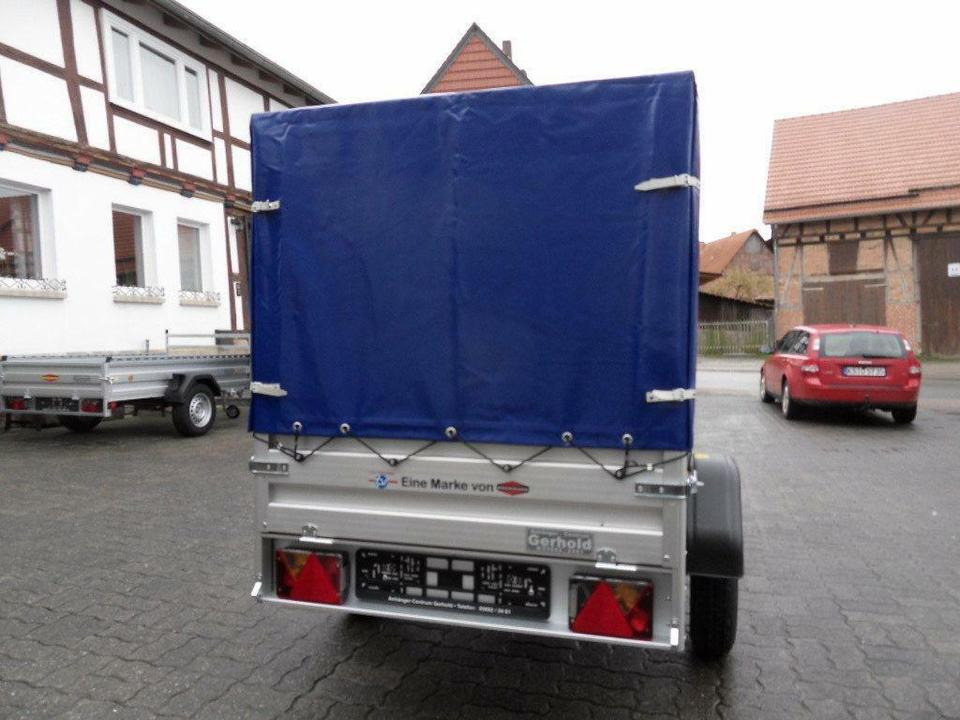Pkw Anhänger, 750 kg, Alu Plane und Spriegel, 100 km/h - Car trailer: picture 3 Pkw Anhänger, 750 kg, Alu Plane und Spriegel, 100 km/h - Car trailer: picture 3