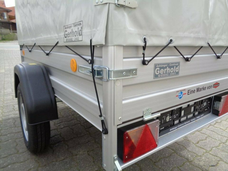 Car trailer Pkw Anhänger, 750 kg, Alu Plane und Spriegel 100 km/h: picture 6