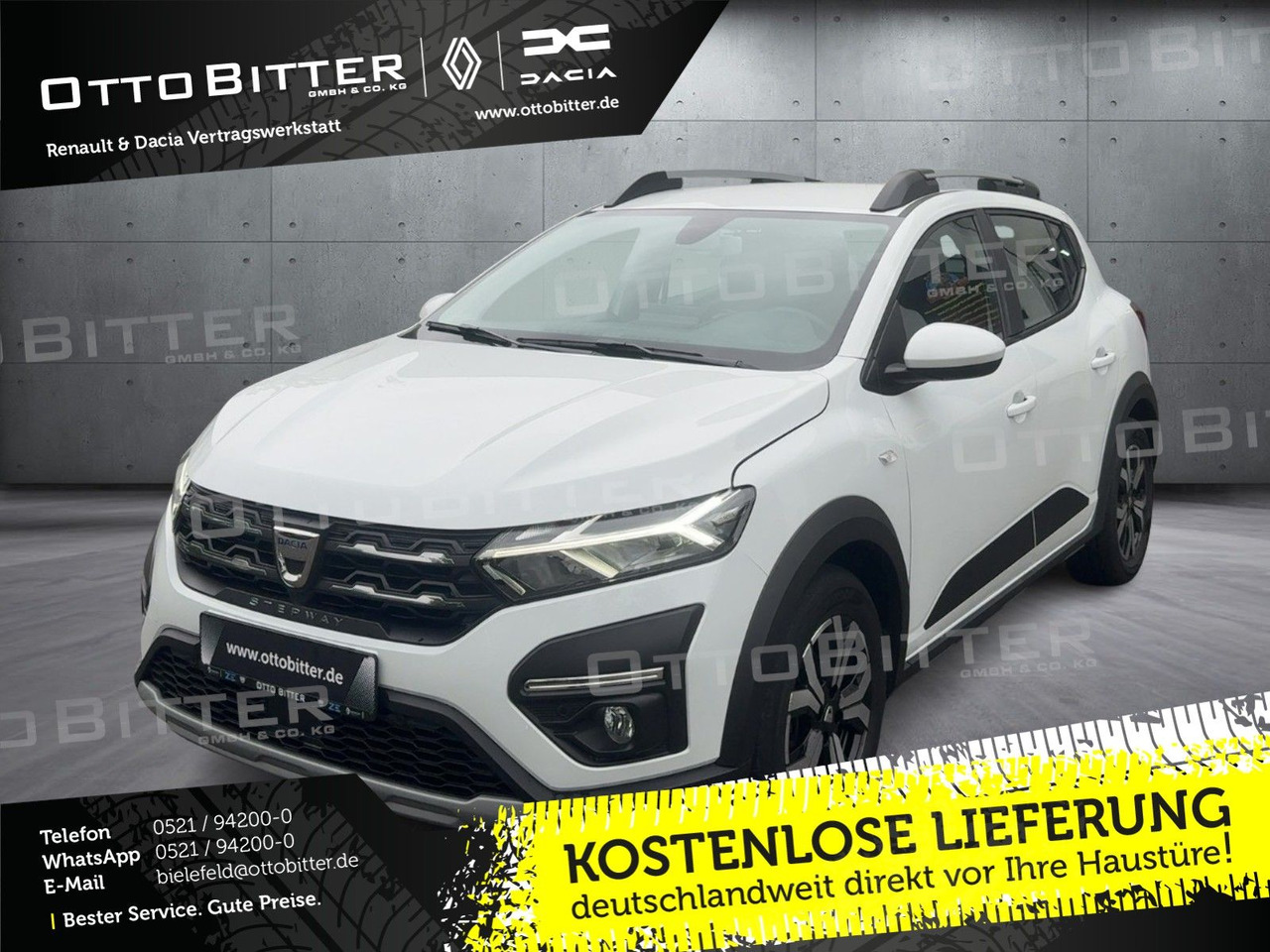 Dacia Sandero Stepway Comfort TCe90 ALU/KAMERA/NAVI - Sedan: picture 1 Dacia Sandero Stepway Comfort TCe90 ALU/KAMERA/NAVI - Sedan: picture 1
