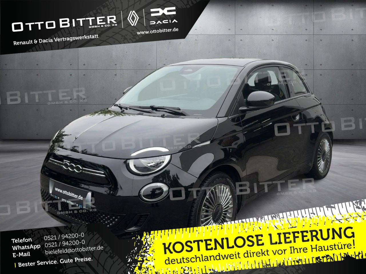 Fiat 500e Icon Elektro 16"ALU/NAVI/SCHNELLADER-50KW - Sedan: picture 1 Fiat 500e Icon Elektro 16"ALU/NAVI/SCHNELLADER-50KW - Sedan: picture 1