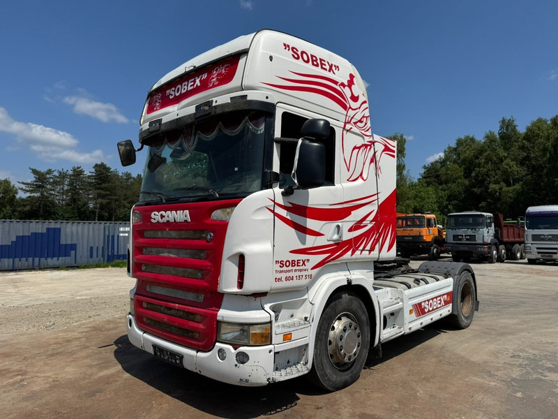Scania R 420 Topline (PTO / MANUAL GEARBOX / BOITE MANUELLE / HYDRAULIC) - Tractor unit: picture 1 Scania R 420 Topline (PTO / MANUAL GEARBOX / BOITE MANUELLE / HYDRAULIC) - Tractor unit: picture 1