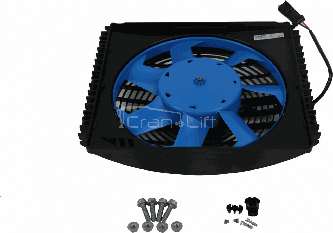 Wentylator chłodnicy Asa Hydraulik TT11, TT13, ASA0115, ASA 0257, ASA 0367 24V DC - Oil cooler for Loader crane: picture 3 Wentylator chłodnicy Asa Hydraulik TT11, TT13, ASA0115, ASA 0257, ASA 0367 24V DC - Oil cooler for Loader crane: picture 3