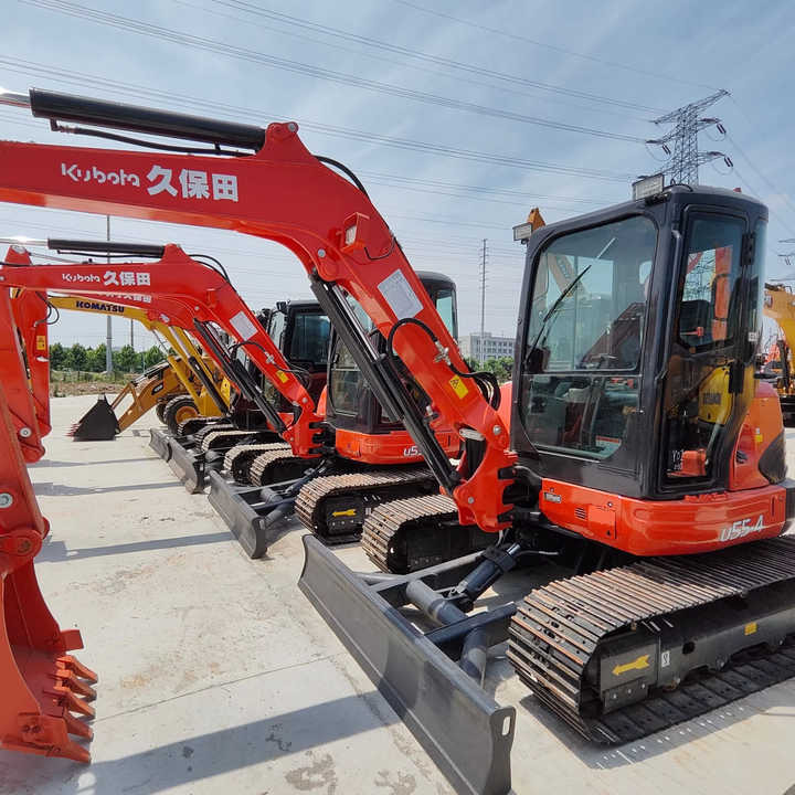 Perfect Condition Kubota U55-4 Japan Brand Mini Excavator with Pusher for Sale 90% Brand New Mini Kubota U25 35 55 5tons - Excavator: picture 1 Perfect Condition Kubota U55-4 Japan Brand Mini Excavator with Pusher for Sale 90% Brand New Mini Kubota U25 35 55 5tons - Excavator: picture 1