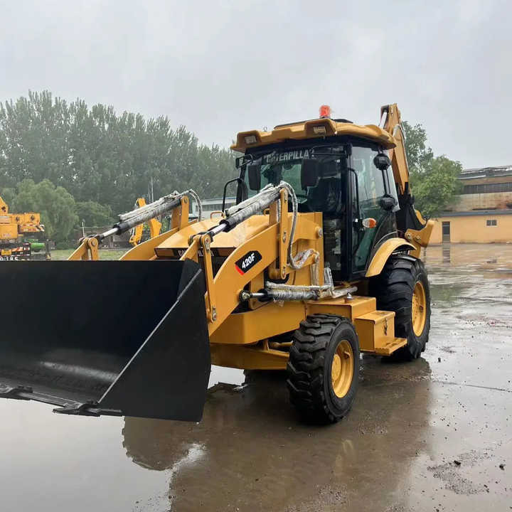 Used Wheel Loader CAT420F Caterpillar 420F Construction Machinery Mini Wheel Skid Steer Loader in Stock - Backhoe loader: picture 1 Used Wheel Loader CAT420F Caterpillar 420F Construction Machinery Mini Wheel Skid Steer Loader in Stock - Backhoe loader: picture 1