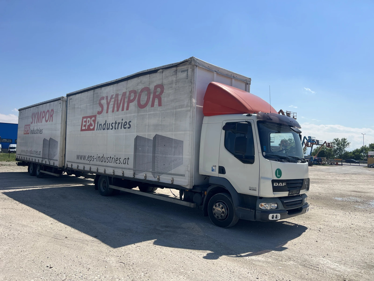 Daf Fa 7.85м., Euro5, Щора, Композиция, Mega, Внос - Curtainsider truck: picture 2 Daf Fa 7.85м., Euro5, Щора, Композиция, Mega, Внос - Curtainsider truck: picture 2