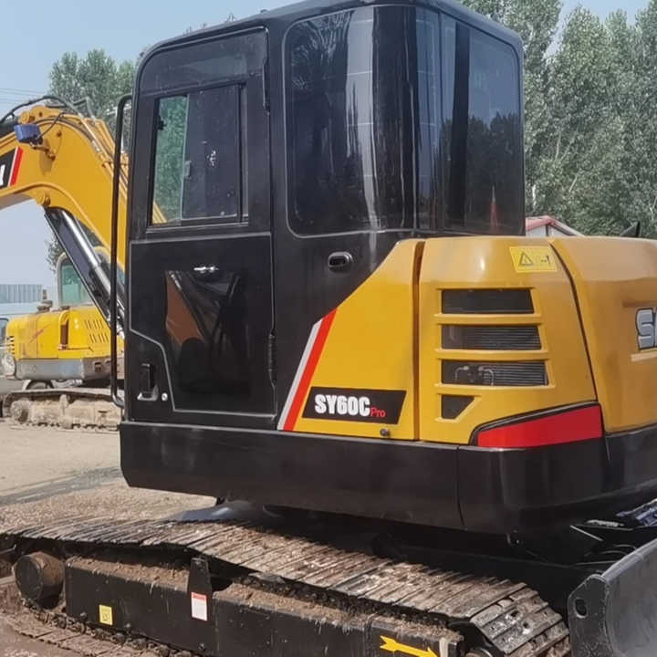 China Brand Used Sany Sy60c Mini Excavator 6ton Crawler Earth Digger Machine for Sale - Crawler excavator: picture 5 China Brand Used Sany Sy60c Mini Excavator 6ton Crawler Earth Digger Machine for Sale - Crawler excavator: picture 5
