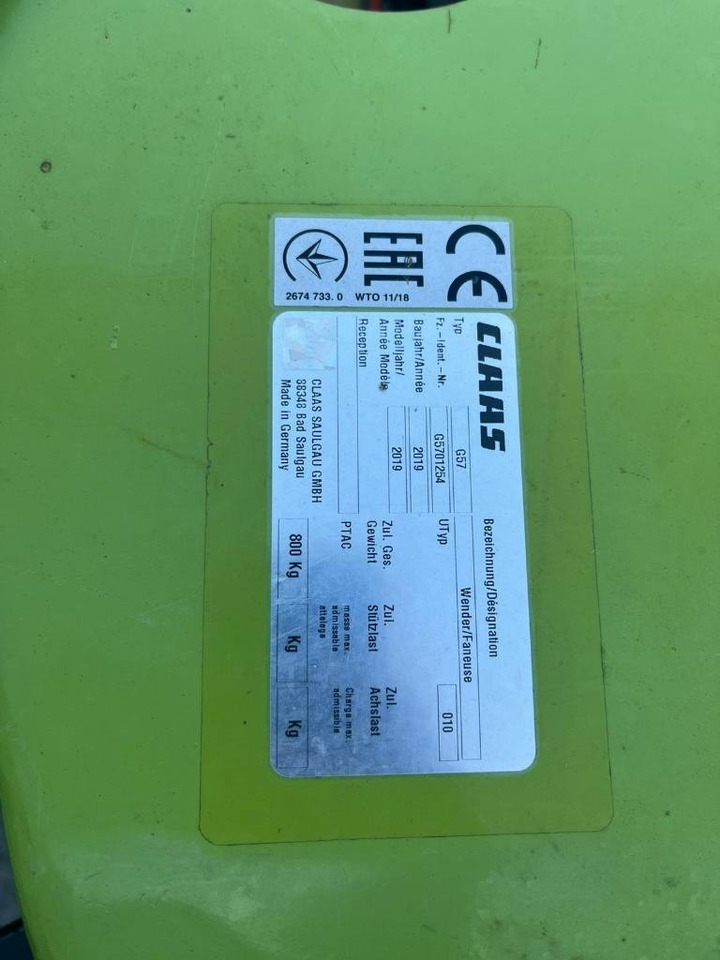 Leasing of Claas VOLTO 65  Claas VOLTO 65: picture 6