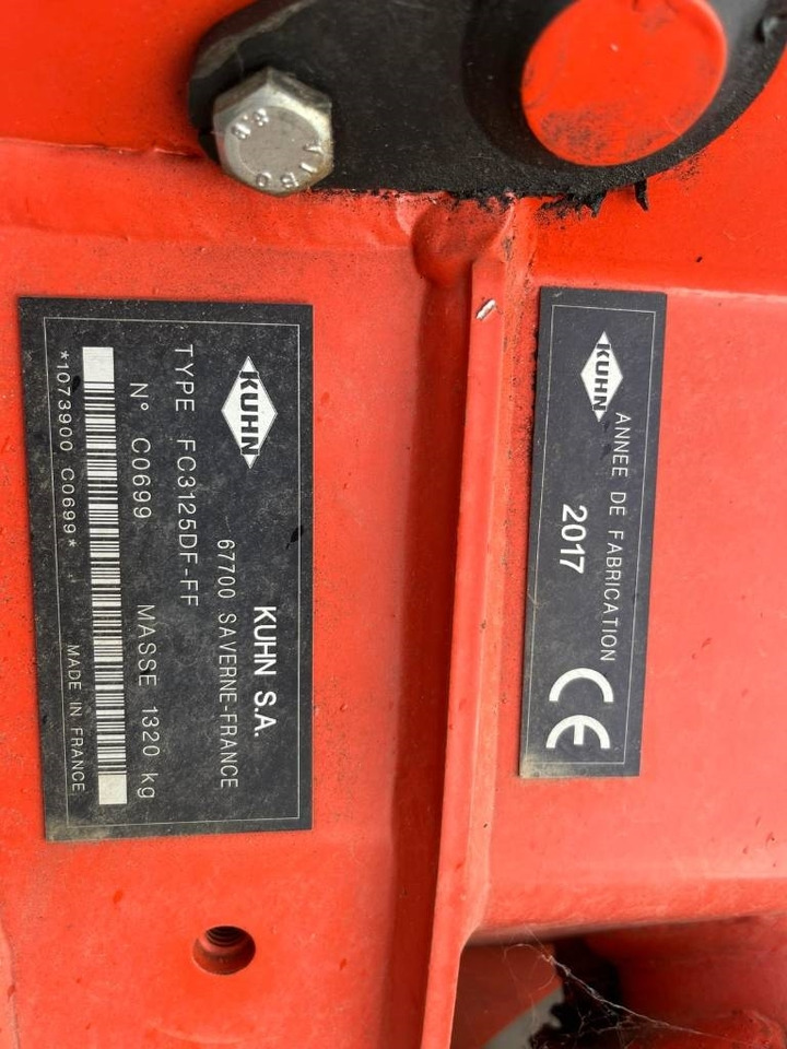 Kuhn 3125 - Mower: picture 5 Kuhn 3125 - Mower: picture 5