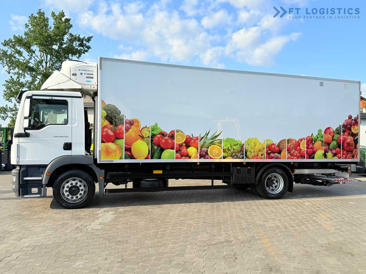 MAN TGM 18.290 / THERMOKING T-1200R / BI-TEMPERATURE / 19 PALLETS / 90% TYRES / EXCELLENT CONDITION / DHOLLANDIA TAIL LIFT / SIDE DOOR / PAYLOAD 8,220 KG - Refrigerator truck: picture 3 MAN TGM 18.290 / THERMOKING T-1200R / BI-TEMPERATURE / 19 PALLETS / 90% TYRES / EXCELLENT CONDITION / DHOLLANDIA TAIL LIFT / SIDE DOOR / PAYLOAD 8,220 KG - Refrigerator truck: picture 3