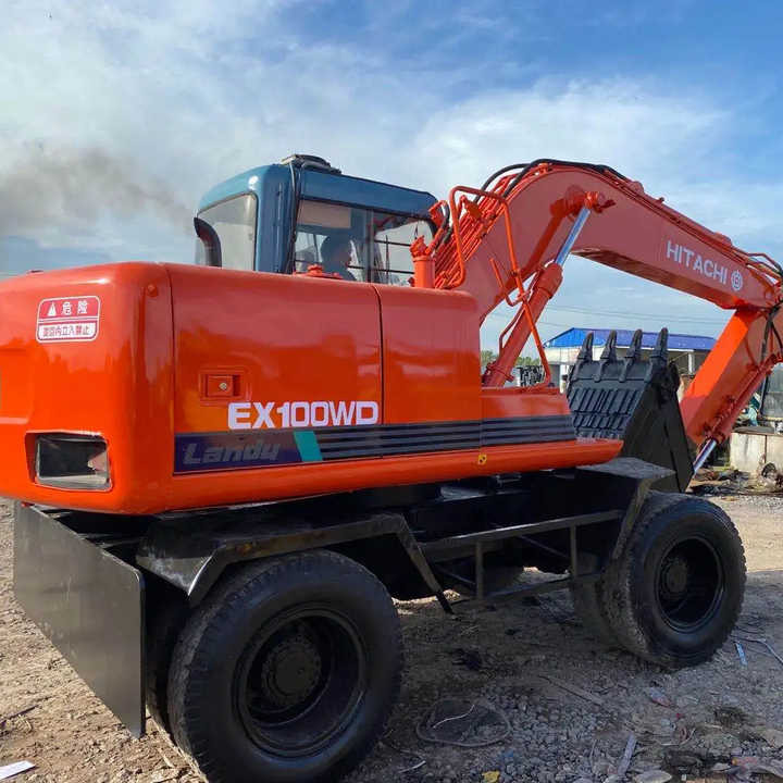 Used Hitachi Ex100WD Wheel Excavator for Sale Japan Made Hitachi Ex100wd Wheeled Excavator for Sale - Crawler excavator: picture 1 Used Hitachi Ex100WD Wheel Excavator for Sale Japan Made Hitachi Ex100wd Wheeled Excavator for Sale - Crawler excavator: picture 1