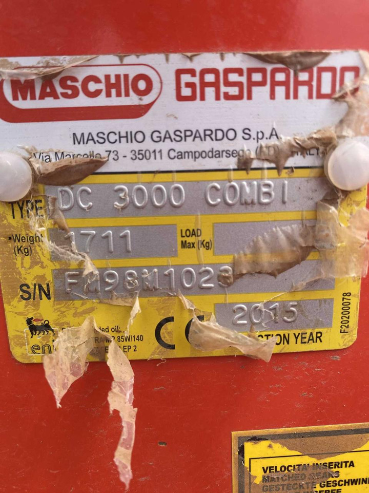 Maschio DC 3000 Drago - Soil tillage equipment: picture 5 Maschio DC 3000 Drago - Soil tillage equipment: picture 5