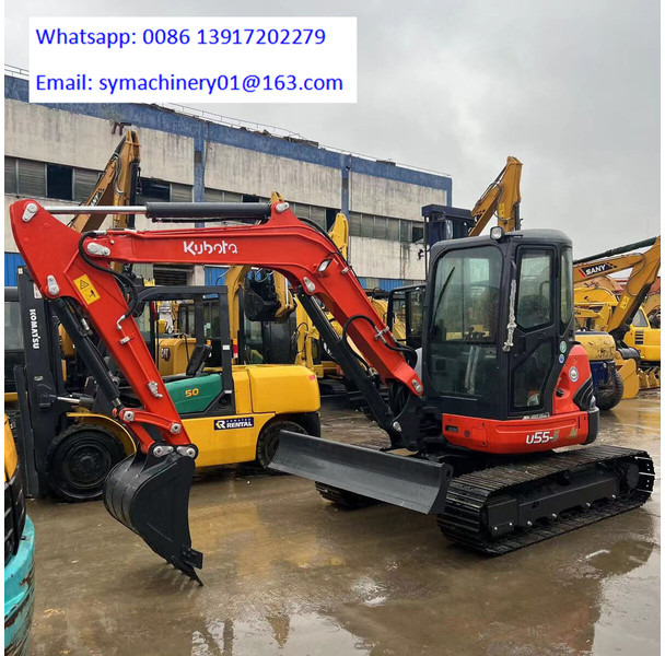 Kubota U55-5 - Mini excavator: picture 1 Kubota U55-5 - Mini excavator: picture 1