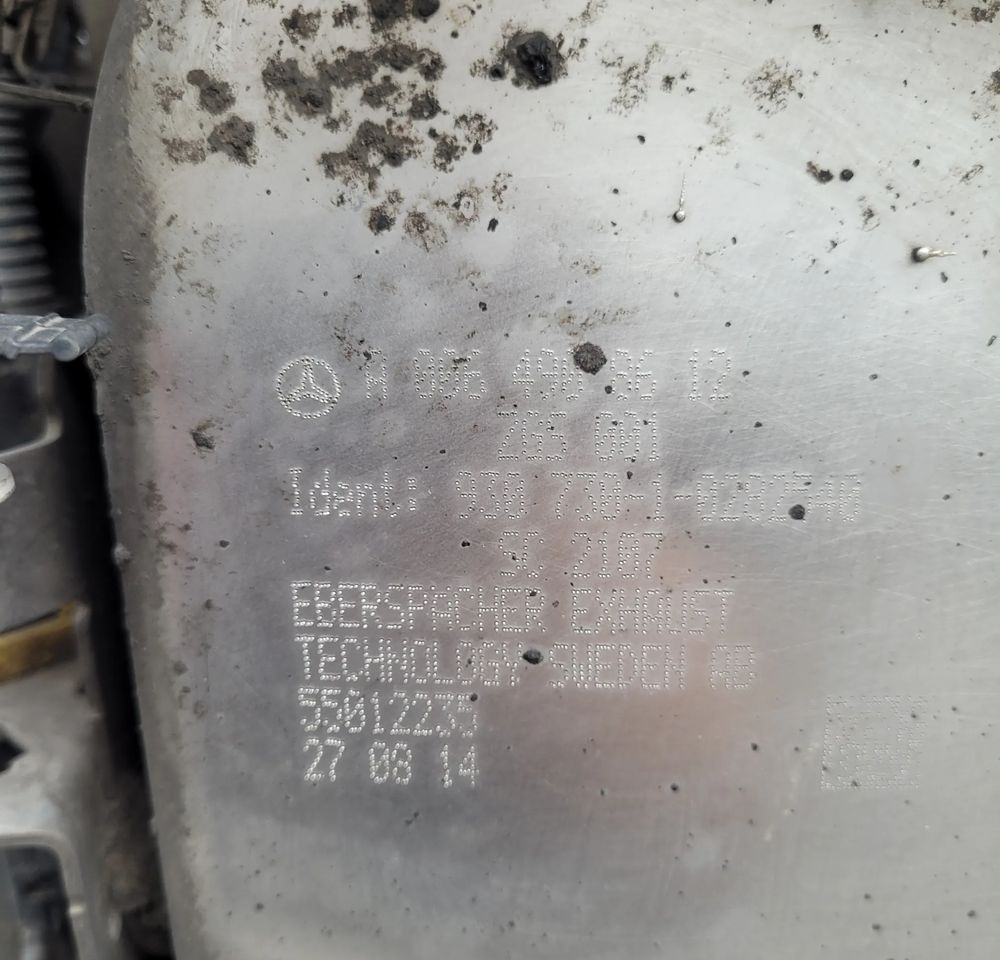 KATALIZATOR MERCEDES ACTROS MP4 A006 490 86 12 - Catalytic converter for Truck: picture 4 KATALIZATOR MERCEDES ACTROS MP4 A006 490 86 12 - Catalytic converter for Truck: picture 4