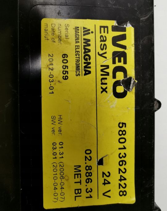 Moduł komputer EASY MUX IVECO 580 136 24 28 - ECU for Truck: picture 2 Moduł komputer EASY MUX IVECO 580 136 24 28 - ECU for Truck: picture 2