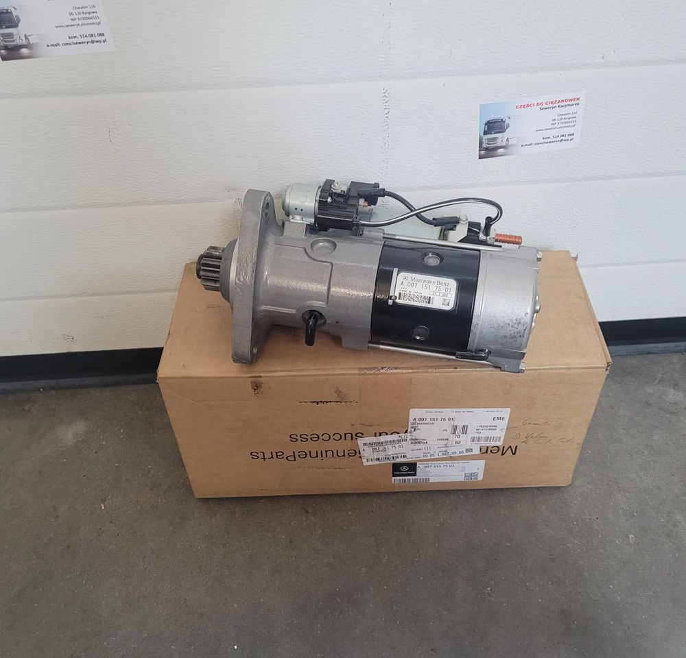 ROZRUSZNIK MERCEDES ACTROS MP5 A0071517501 NOWY ORYGINAŁ CHWALIM116 - Starter for Truck: picture 1 ROZRUSZNIK MERCEDES ACTROS MP5 A0071517501 NOWY ORYGINAŁ CHWALIM116 - Starter for Truck: picture 1