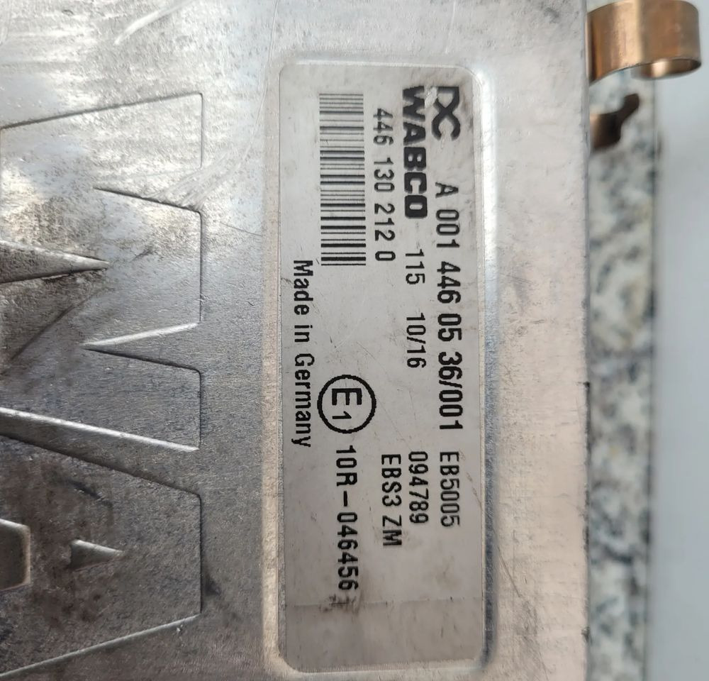 STEROWNIK WABCO MERCEDES ACTROS A0014460536/001 CHWALIM116 - ECU for Truck: picture 2 STEROWNIK WABCO MERCEDES ACTROS A0014460536/001 CHWALIM116 - ECU for Truck: picture 2