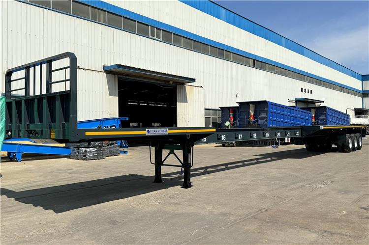 TITAN 3 Axle 40ft Extendable Flatbed Trailer for Sale In Argentina - Dropside/ Flatbed semi-trailer: picture 1 TITAN 3 Axle 40ft Extendable Flatbed Trailer for Sale In Argentina - Dropside/ Flatbed semi-trailer: picture 1