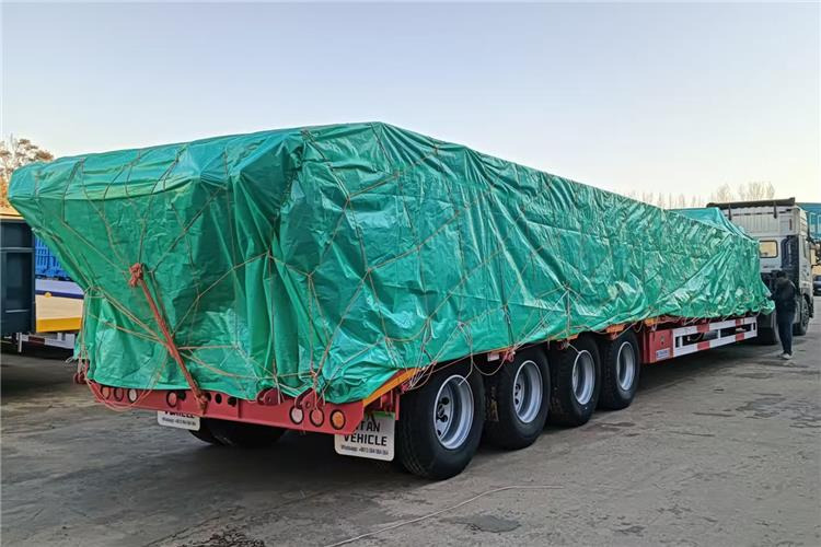 TITAN 4 Axle 100 Ton Low Bed Truck Trailer for Sale In Zambia - Low loader semi-trailer: picture 1 TITAN 4 Axle 100 Ton Low Bed Truck Trailer for Sale In Zambia - Low loader semi-trailer: picture 1