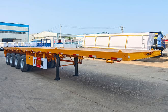 TITAN 40 Foot Flatbed Semi Trailer for Sale in Saudi Arabia - Dropside/ Flatbed semi-trailer: picture 1 TITAN 40 Foot Flatbed Semi Trailer for Sale in Saudi Arabia - Dropside/ Flatbed semi-trailer: picture 1