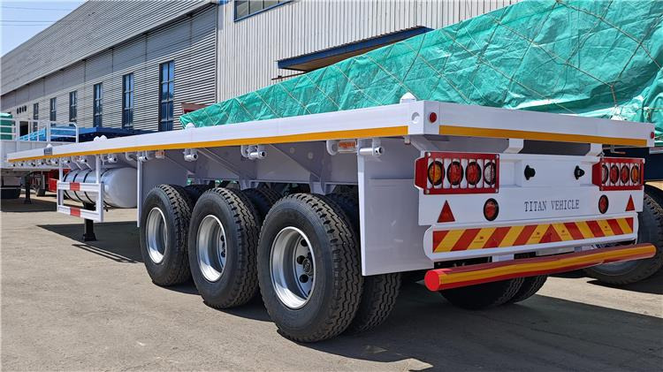 TITAN 40ft Tri Axle Flatbed Semi Trailer for Sale Price In Nigeria Lagos - Container transporter/ Swap body semi-trailer: picture 3 TITAN 40ft Tri Axle Flatbed Semi Trailer for Sale Price In Nigeria Lagos - Container transporter/ Swap body semi-trailer: picture 3