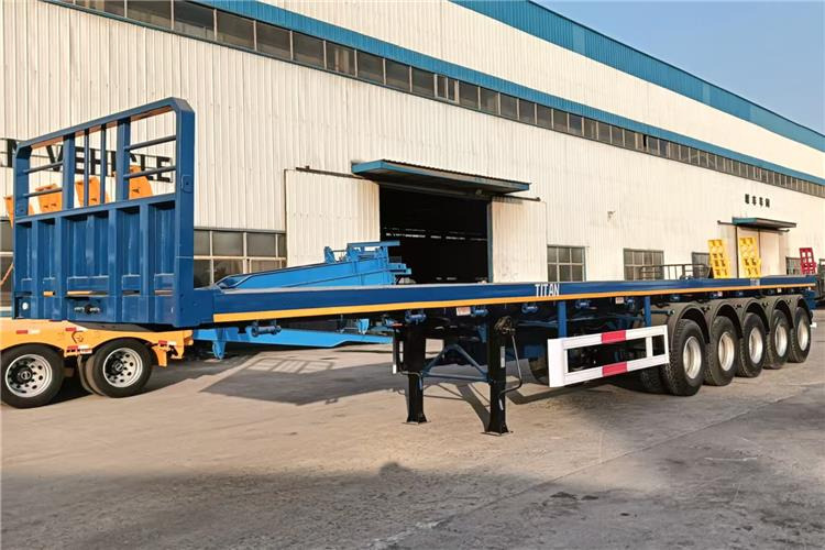 TITAN 5 Axle Flatbed Semi Trailer for Sale In Aruba - Dropside/ Flatbed semi-trailer: picture 3 TITAN 5 Axle Flatbed Semi Trailer for Sale In Aruba - Dropside/ Flatbed semi-trailer: picture 3