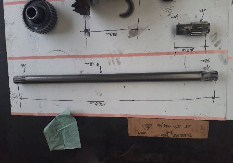 FURUKAWA 345 PÓŁOŚKA PÓŁOŚ ZF AP-411/HK 4474306085 - Transmission: picture 1 FURUKAWA 345 PÓŁOŚKA PÓŁOŚ ZF AP-411/HK 4474306085 - Transmission: picture 1