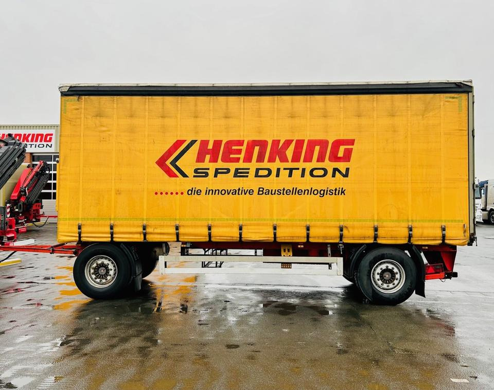 Anhänger + Staplerhalterung + Schiebeverdeck + 1. Hand - Curtainsider trailer: picture 2 Anhänger + Staplerhalterung + Schiebeverdeck + 1. Hand - Curtainsider trailer: picture 2