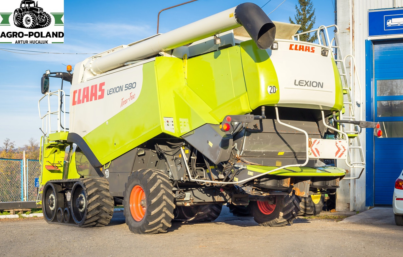 CLAAS LEXION 580 TT - 3326 h - 2008 ROK - QUANTIMETER + VARIO 750 - LASER PILOT - Combine harvester: picture 4 CLAAS LEXION 580 TT - 3326 h - 2008 ROK - QUANTIMETER + VARIO 750 - LASER PILOT - Combine harvester: picture 4