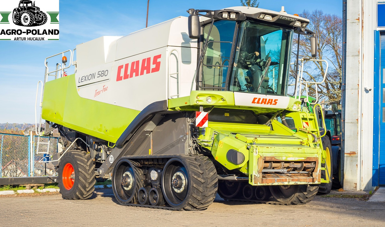 CLAAS LEXION 580 TT - 3326 h - 2008 ROK - QUANTIMETER + VARIO 750 - LASER PILOT - Combine harvester: picture 1 CLAAS LEXION 580 TT - 3326 h - 2008 ROK - QUANTIMETER + VARIO 750 - LASER PILOT - Combine harvester: picture 1
