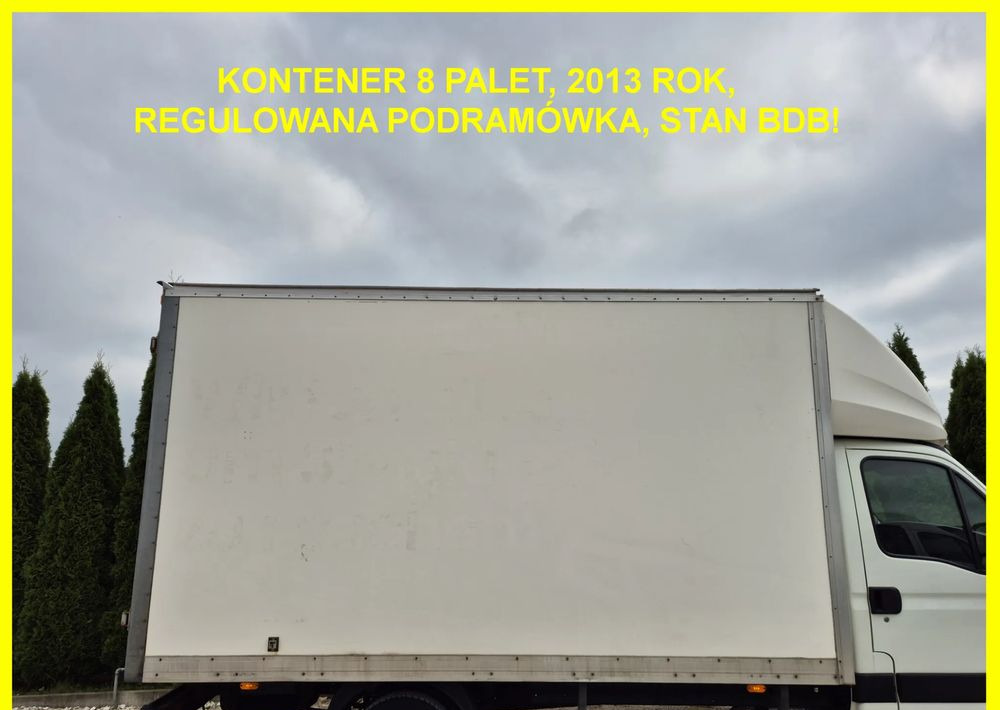 Kontener 8 palet wysoki meblowy 2013 rok Iveco Mascott Master Sprinter regulowana podramówka Stan bdb! - Swap body - box: picture 1 Kontener 8 palet wysoki meblowy 2013 rok Iveco Mascott Master Sprinter regulowana podramówka Stan bdb! - Swap body - box: picture 1