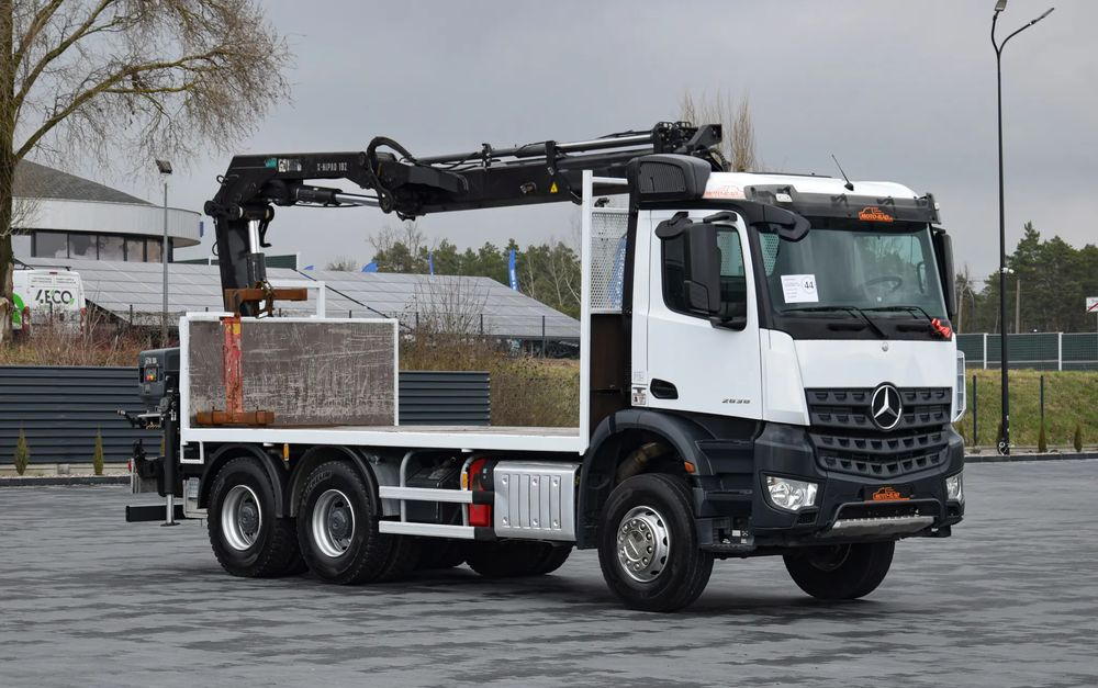 Mercedes-Benz AROCS 2636 / 6x4 / HIAB X-HIPRO 192 E-3 / WYSUW x3 / ROTATOR / STEROWANIE RADIOWE / UDT / PODPORY HYDRAULICZNE / AUTOMAT / KAMERA COFANIA / NISKI PRZEBIEG / SPROWADZONY - Dropside/ Flatbed truck, Crane truck: picture 3 Mercedes-Benz AROCS 2636 / 6x4 / HIAB X-HIPRO 192 E-3 / WYSUW x3 / ROTATOR / STEROWANIE RADIOWE / UDT / PODPORY HYDRAULICZNE / AUTOMAT / KAMERA COFANIA / NISKI PRZEBIEG / SPROWADZONY - Dropside/ Flatbed truck, Crane truck: picture 3