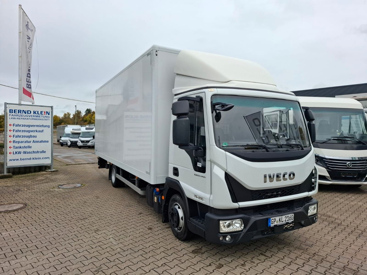 Iveco ML75-210P,LBW,Klima,Automatik,Spoiler, - Box truck: picture 1 Iveco ML75-210P,LBW,Klima,Automatik,Spoiler, - Box truck: picture 1