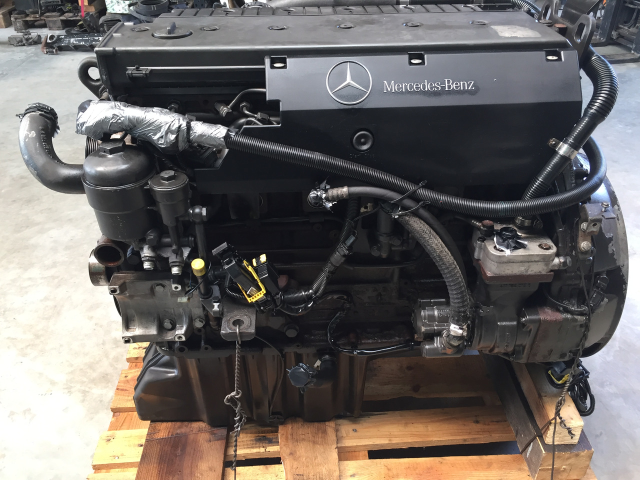 Gebrauchter Motor, MB Axor 1824 Euro 5, Typ OM 906 LA, Artikel - Nr. : A 9999.9999.99 - Engine for Truck: picture 4 Gebrauchter Motor, MB Axor 1824 Euro 5, Typ OM 906 LA, Artikel - Nr. : A 9999.9999.99 - Engine for Truck: picture 4