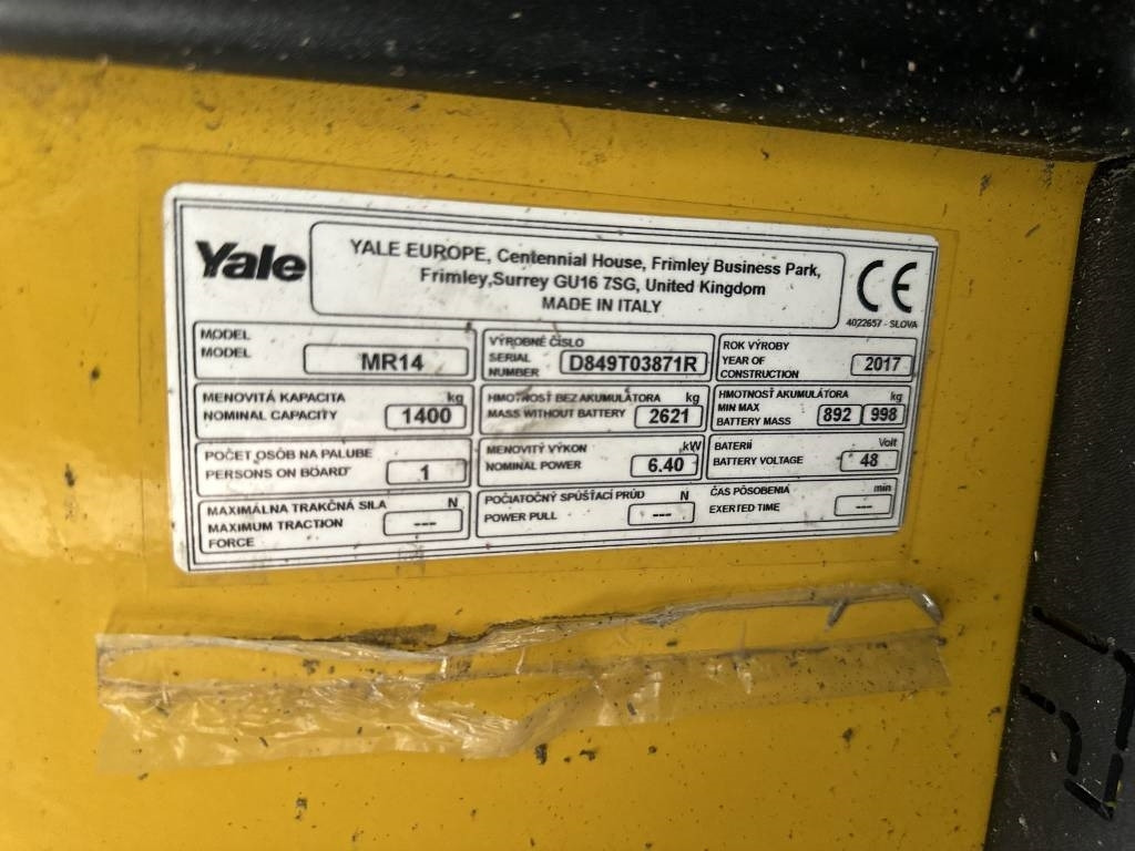 Yale mr14 - Reach truck: picture 2 Yale mr14 - Reach truck: picture 2