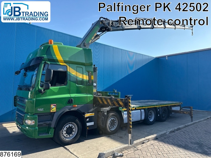 DAF CF 410 8x2, EURO 5, Palfinger, Steerling, Remote,Retarder - Dropside/ Flatbed truck, Crane truck: picture 1 DAF CF 410 8x2, EURO 5, Palfinger, Steerling, Remote,Retarder - Dropside/ Flatbed truck, Crane truck: picture 1